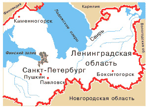 Карта Ленобласти